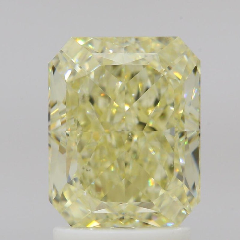 GIA 彩鑽 黃鑽 2.53ct Fancy Light Yellow