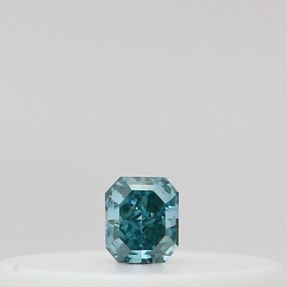 GIA 彩鑽 綠鑽 0.02ct Fancy Vivid Blue-green
