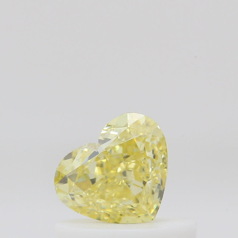 GIA 彩鑽 黃鑽 0.52ct Fancy Intense Yellow