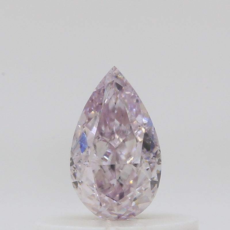 GIA 彩鑽 粉紅鑽 0.32ct Fancy Light Purplish Pink