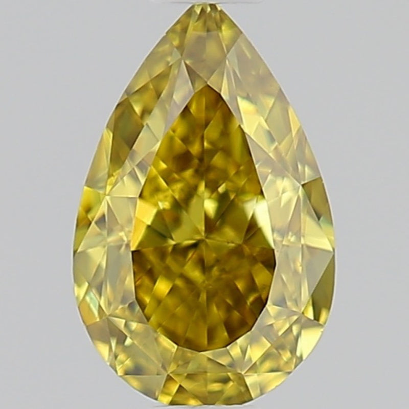 GIA 彩鑽 黃鑽 0.66ct Fancy Deep Brownish Greenish Yellow