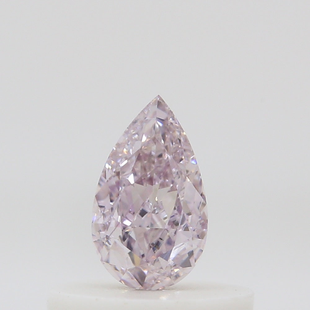GIA 彩鑽 粉紅鑽 0.31ct Fancy Light Purplish Pink