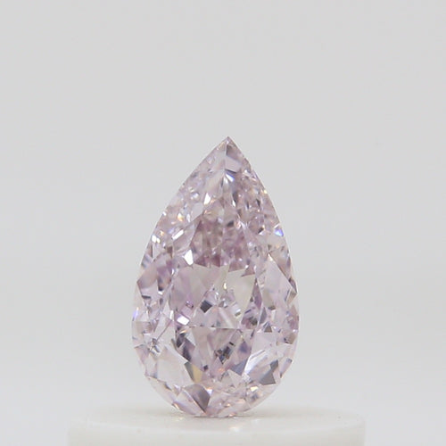 GIA 彩鑽 粉紅鑽 0.31ct Fancy Light Purplish Pink