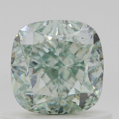 GIA Fancy Colour Diamond 0.88ct Fancy Bluish Green