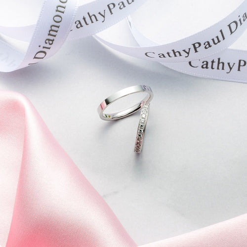 Feerie Porte Wedding Band Pair FP908