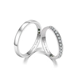 Feerie Porte Wedding Band Pair FP908