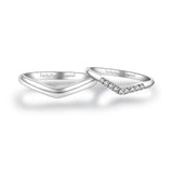 Feerie Porte Wedding Band Pair FP923-FP924