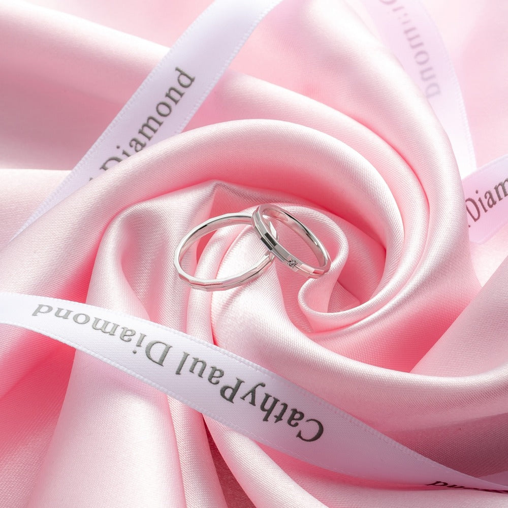 Feerie Porte Wedding Band Pair FP929