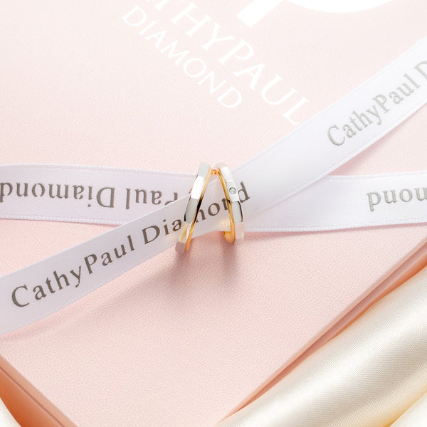 Feerie Porte Wedding Band Pair FP930