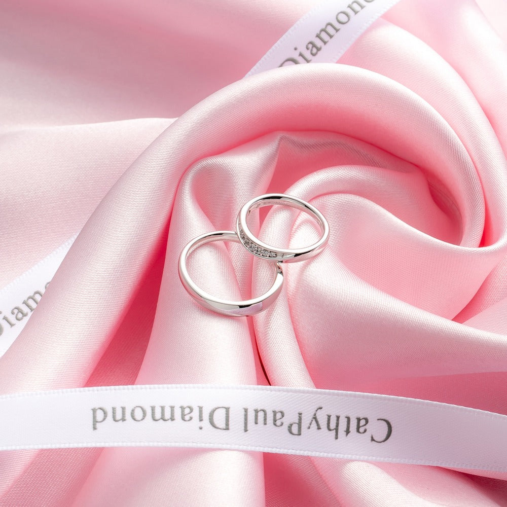 Feerie Porte Wedding Band Pair FP935