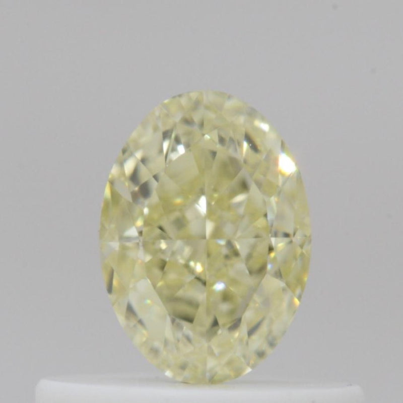 GIA 彩鑽 黃鑽 0.5ct Fancy Light Yellow