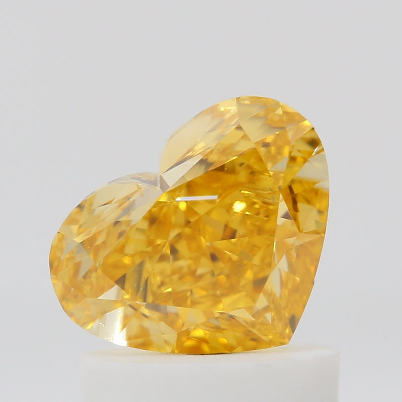 GIA 彩鑽 黃鑽 1ct Fancy Vivid Orange-yellow