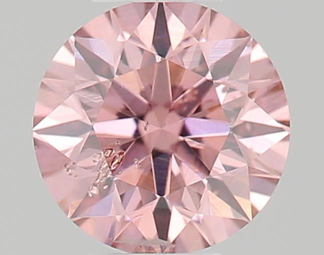 0.19ct 4PR Round Argyle Pink Diamond 360° video