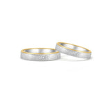 18K German Wedding Band Pair RM-10034810407041103481035704