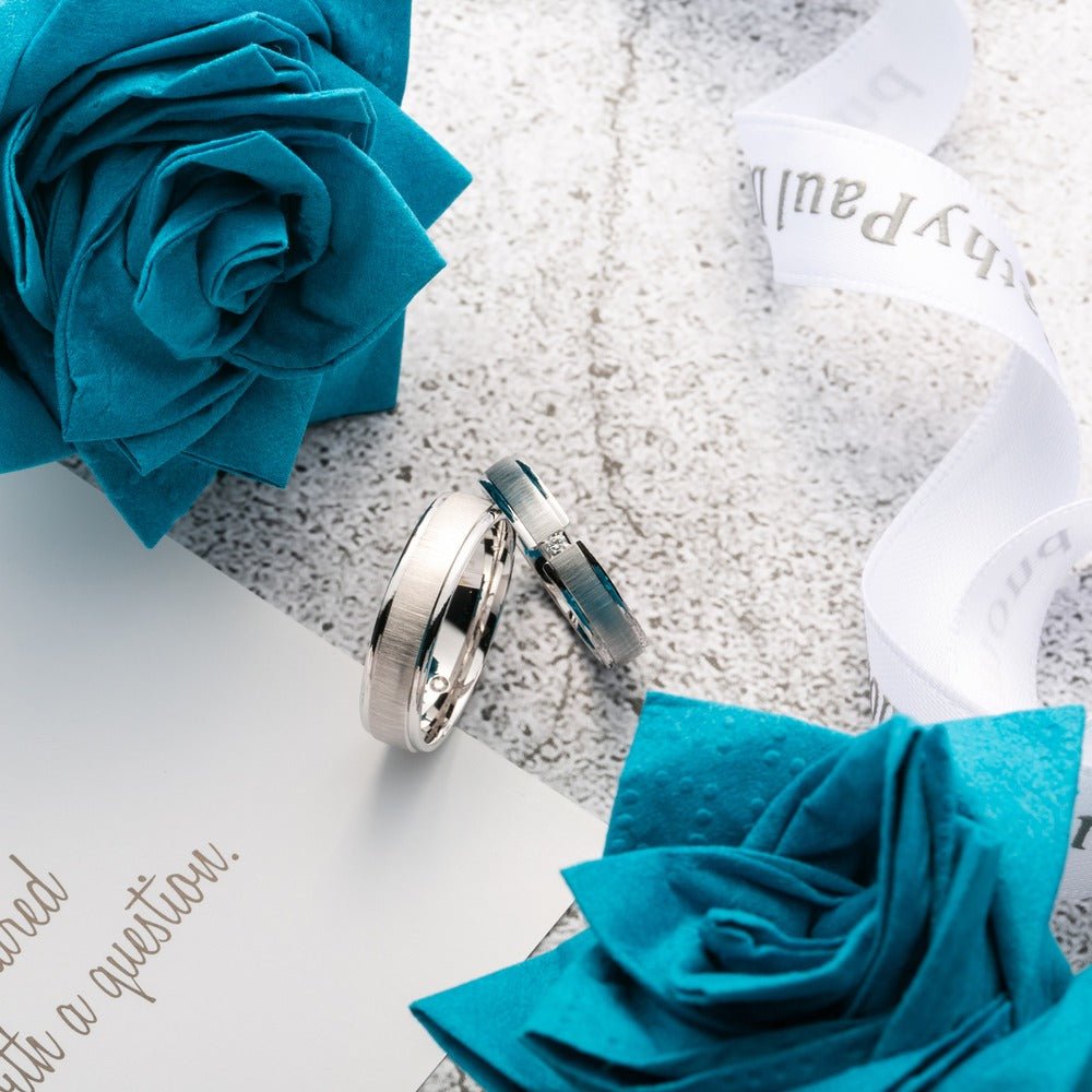 18K German Wedding Band Pair RM-10130430507003011113043040700