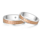 18K German Wedding Band Pair RM009