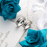 18K German Wedding Band Pair RM010