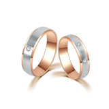18K German Wedding Band Pair RM011
