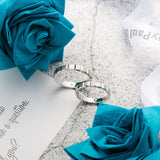 18K German Wedding Band Pair RM012