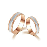 18K German Wedding Band Pair RM013