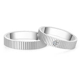 18K German Wedding Band Pair RM015