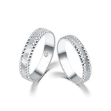 18K German Wedding Band Pair RM017