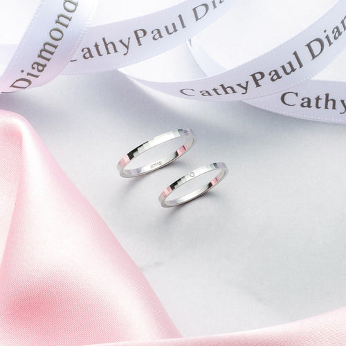 Timeless Ones Wedding Band Pair TO004