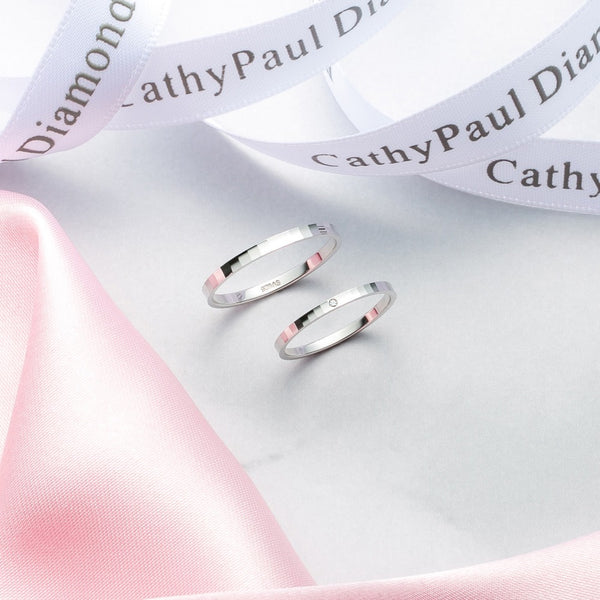 Timeless Ones Wedding Band Pair TO004