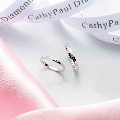 Timeless Ones Wedding Band Pair TO008
