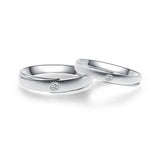 18K Wedding Band Pair YR7387-YR7388