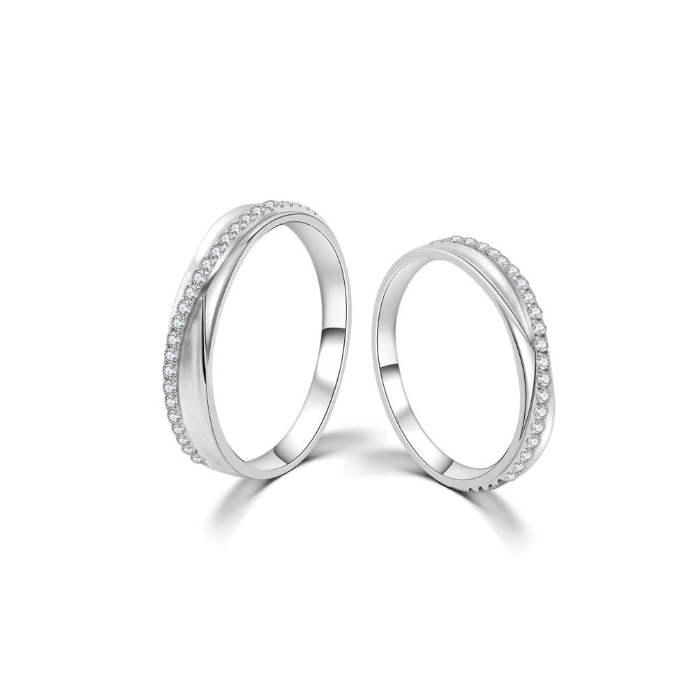 18K Wedding Band Pair YR7881-YR7882