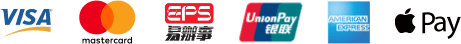 Visa / Mastercard / EPS / UnionPay / American Express / Apple Pay
